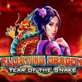 Floating Dragon Year of the Snake slot logo by Pragmatic Play at Twin Casino