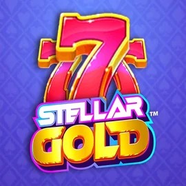 Stellar Gold slot logo by Snowborn Games at Twin Casino